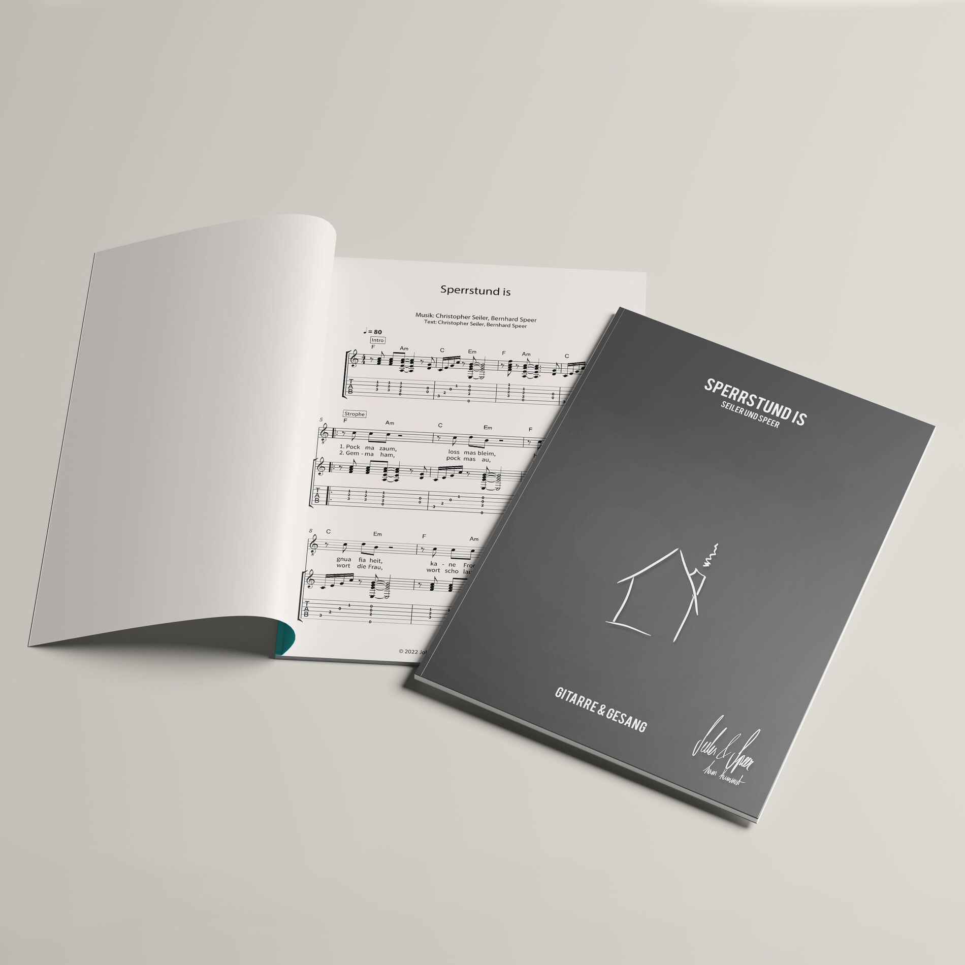 Album cover of Sperrstund is (Notenausgabe für Gitarre & Gesang)