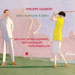 Cover of Gaubert: Works for Violin, Cello, and Piano