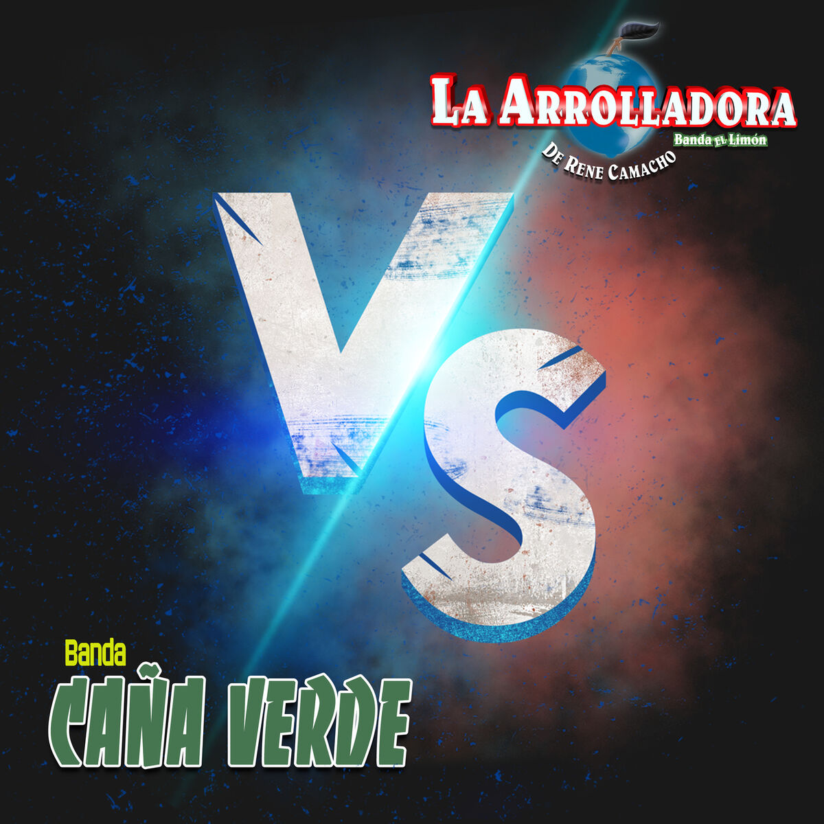 Album cover of La Arrolladora Banda el Limon vs Banda Caña Verde