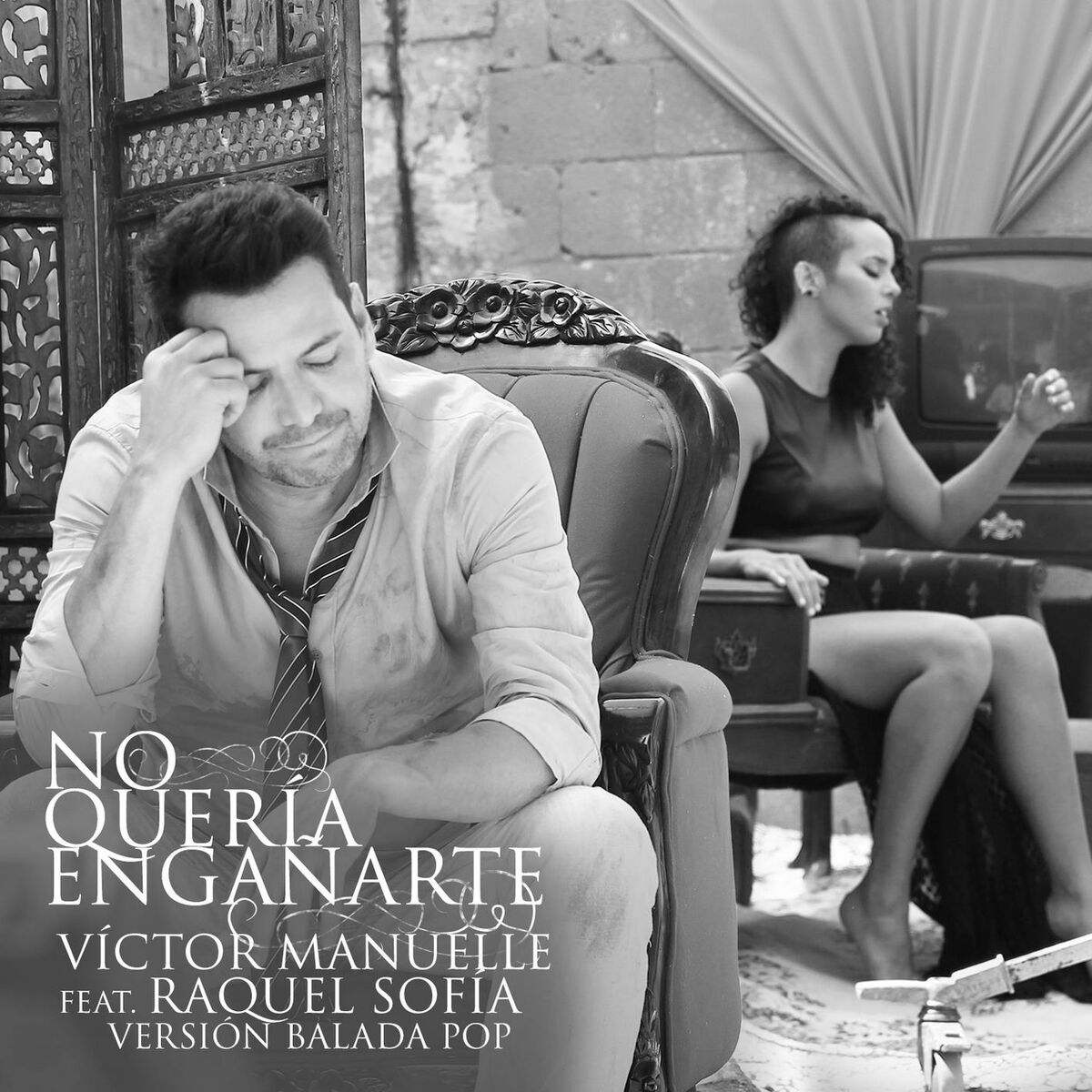 Album cover of No Quería Engañarte (feat. Raquel Sofía) (Versión Balada Pop)
