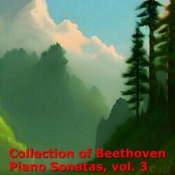 Cover of Collection of Beethoven Piano Sonatas, vol. 3
