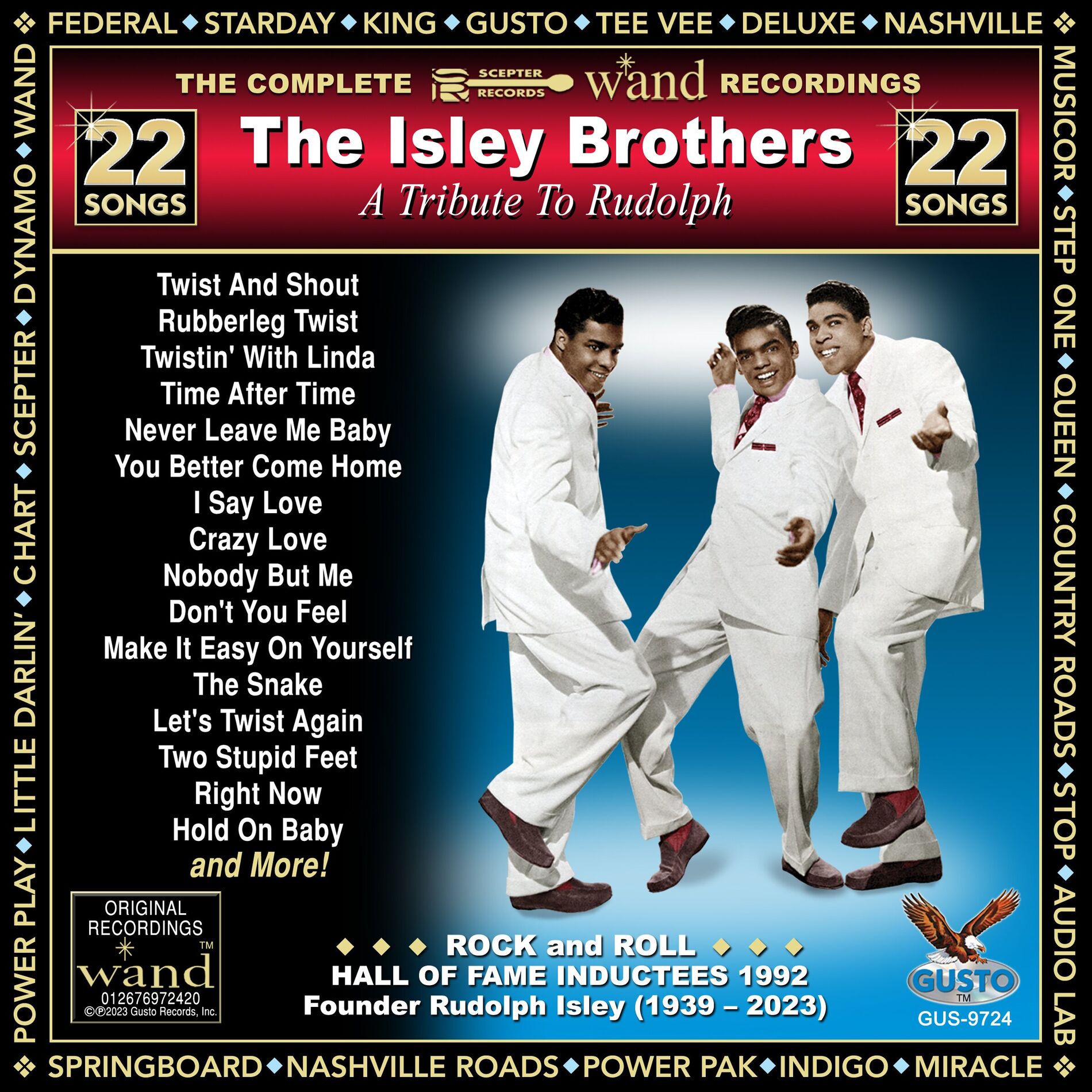 Album cover of The Isley Brothers - A Tribute To Rudolph (Original Wand Records Recordings)