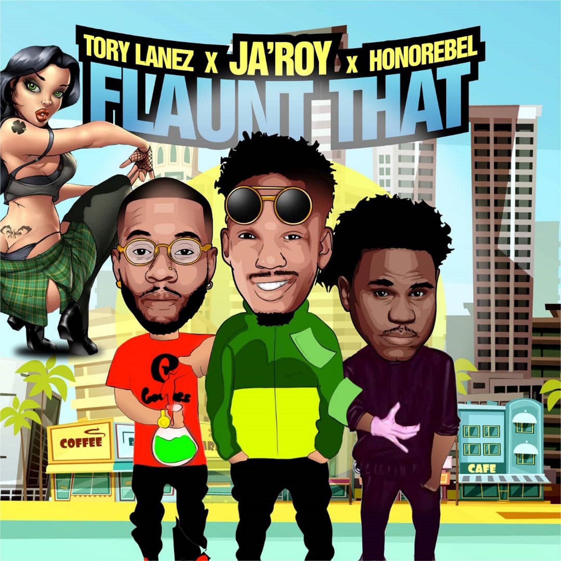 Album cover of Flaunt That (feat. Tory Lanez & Honorebel)