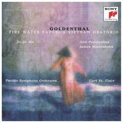 Cover of Goldenthal: Fire Water Paper: A Vietnam Oratorio (Remastered)