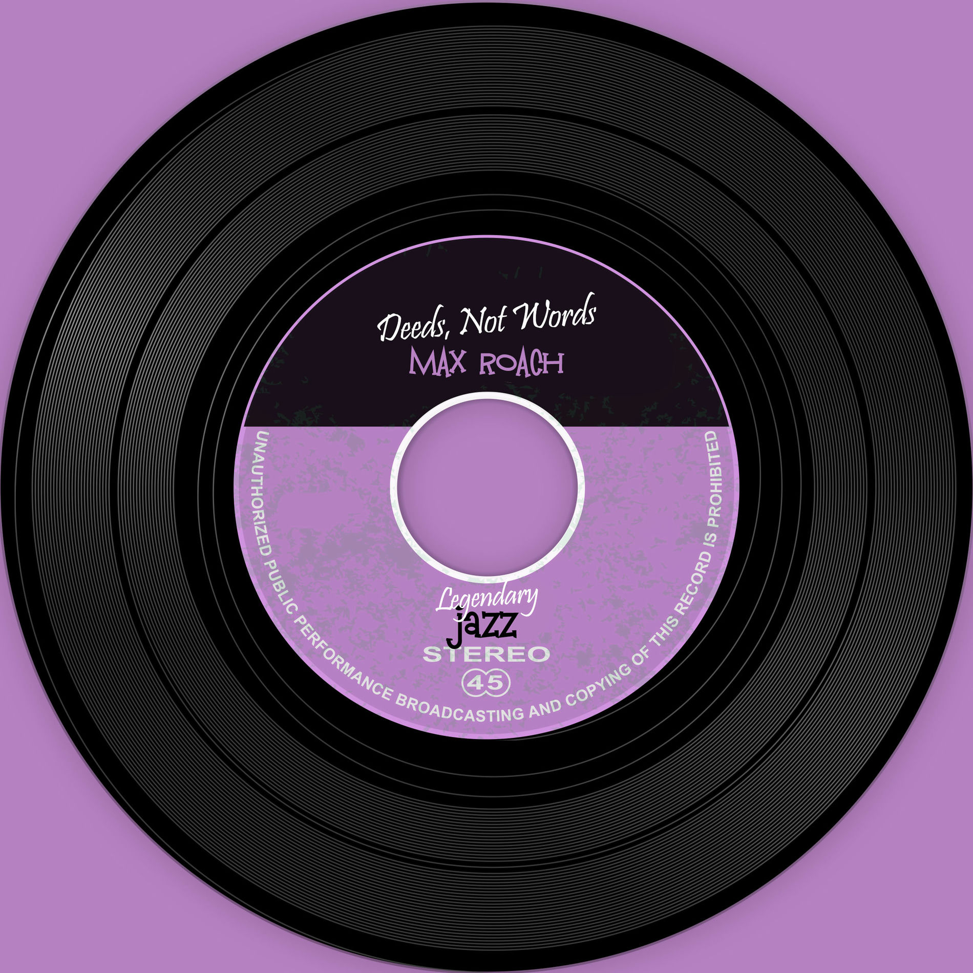 Album cover of Deeds, Not Words
