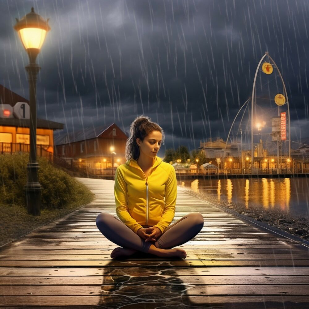 Picture of Serenity Melodies: Raindrops Yoga Session