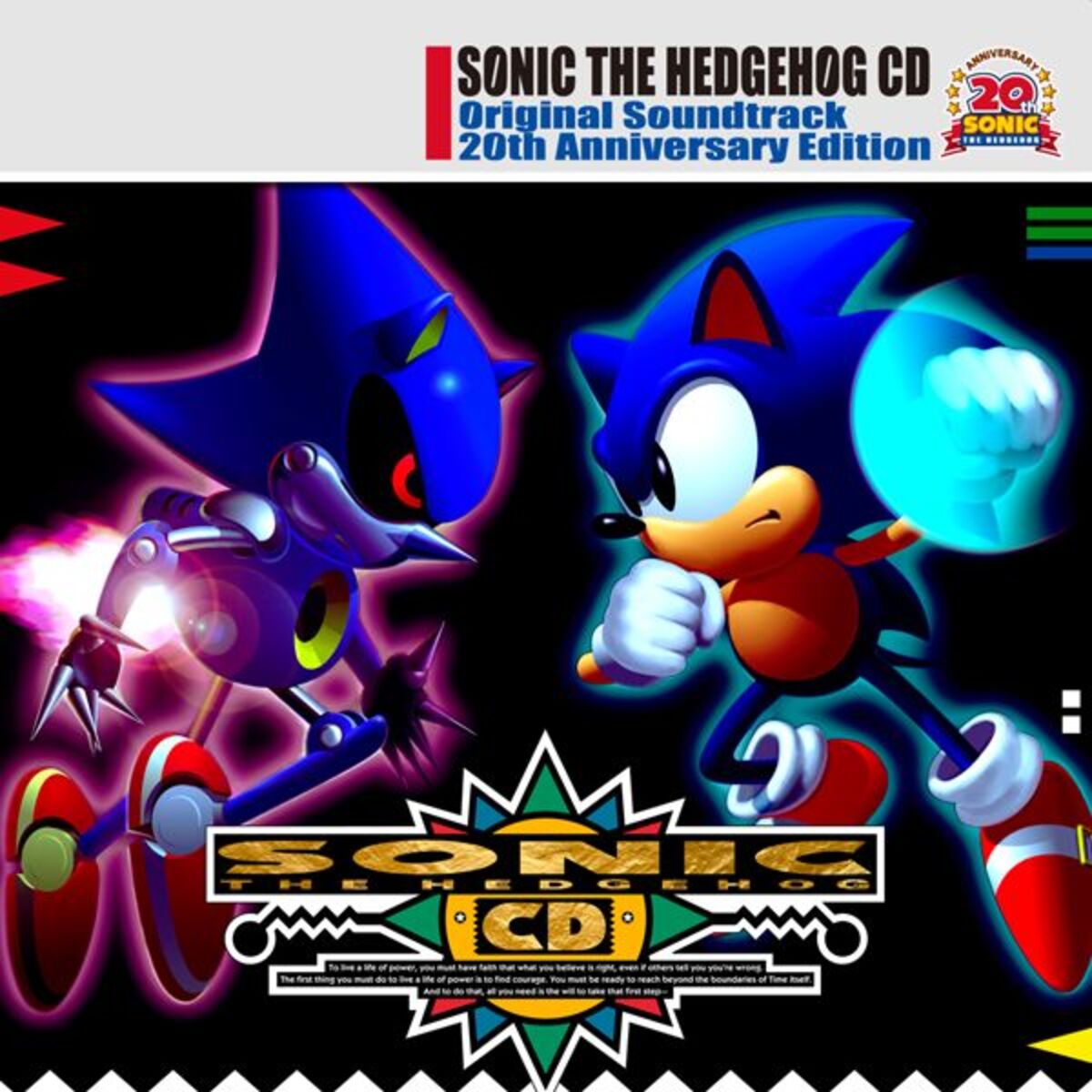 Album cover of SONIC THE HEDGEHOG CD Original Soundtrack 20th Anniversary Edition