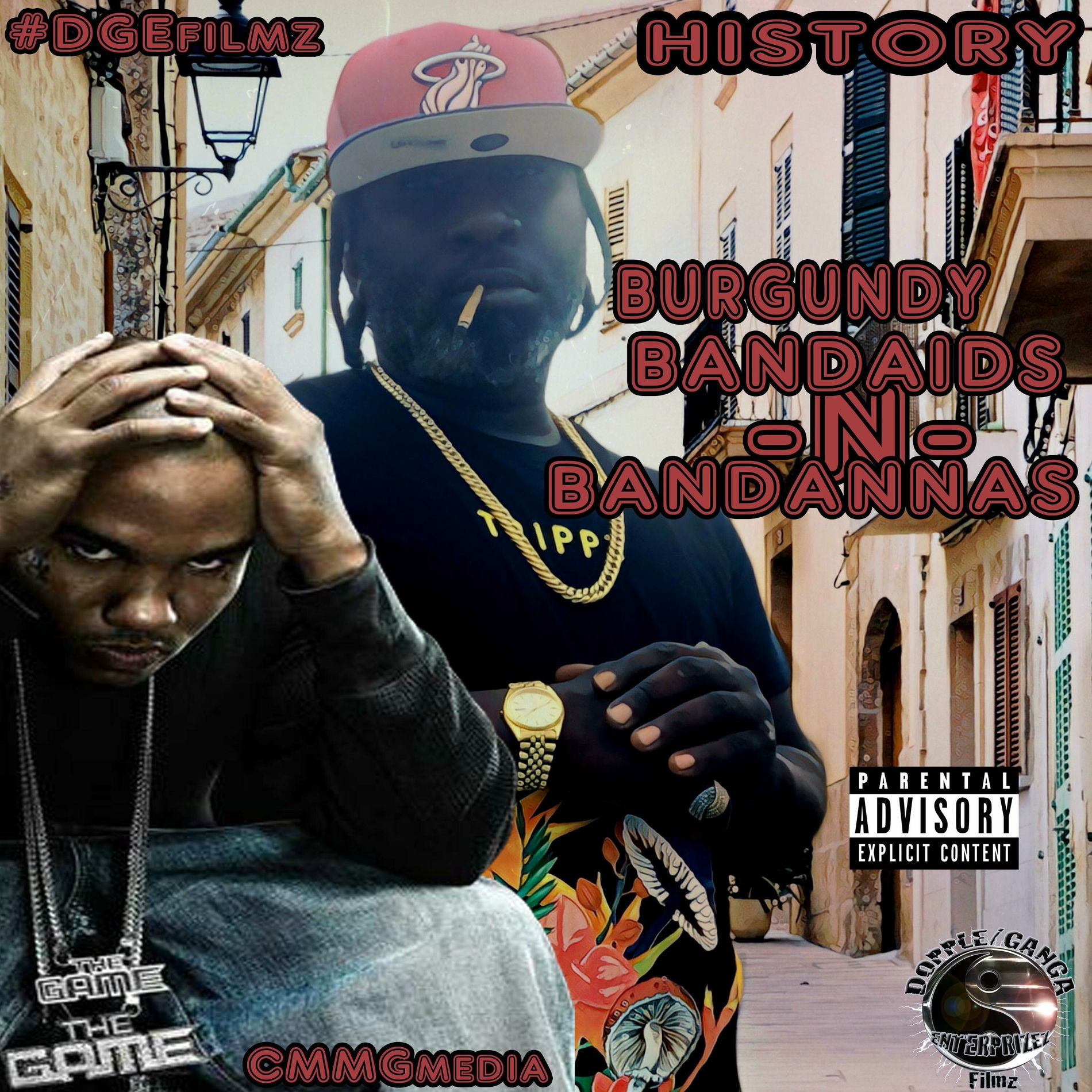 Album cover of Burgandy Bandaids N Bandannas (feat. The Game)