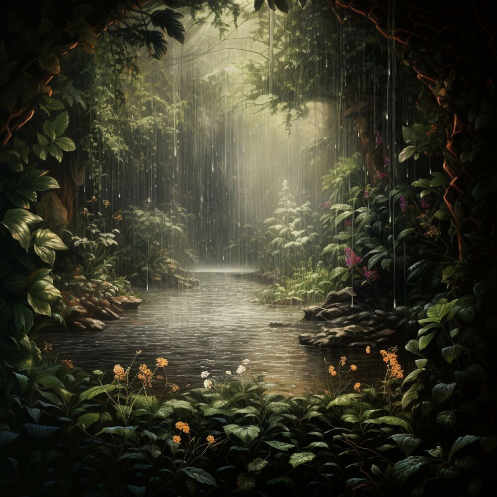 Picture of Music in the Rain: A Soothing Shower of Tunes