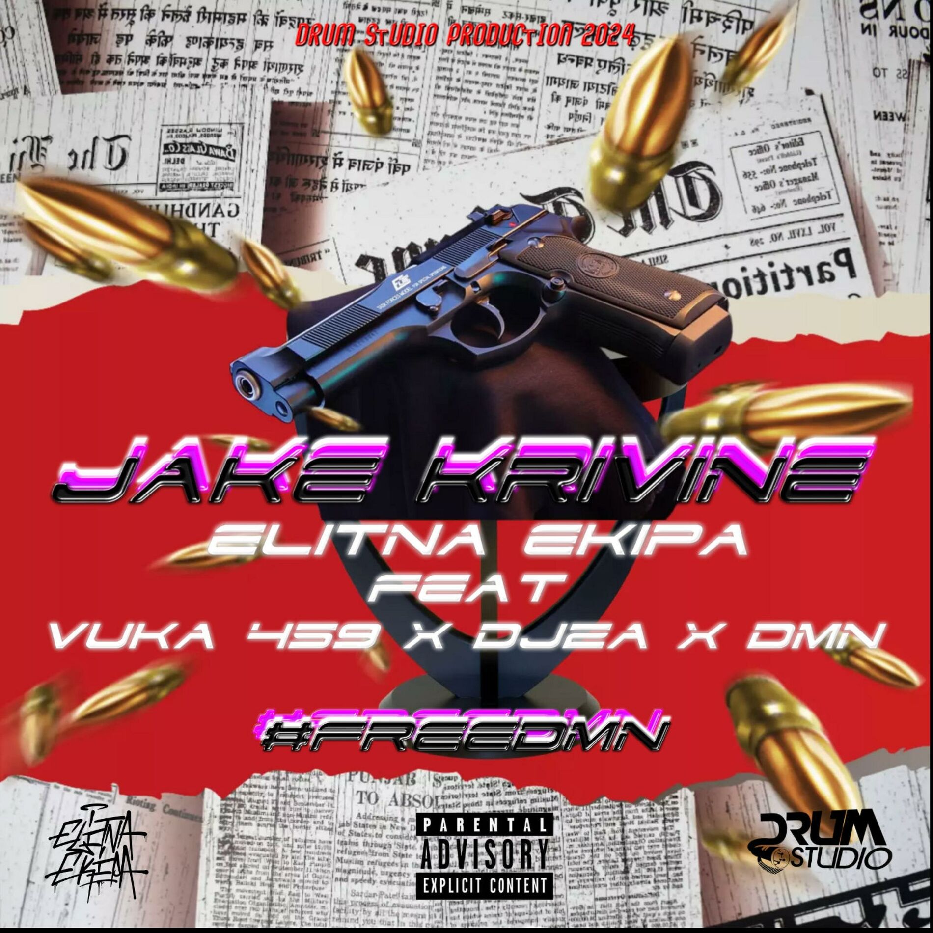 Album cover of JAKE KRIVINE (feat. Vuka 459, Djza & Dmn)