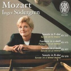 Cover of Mozart: Sonates pour piano, K. 332, K. 457, K. 570 & Fantaisie K. 475