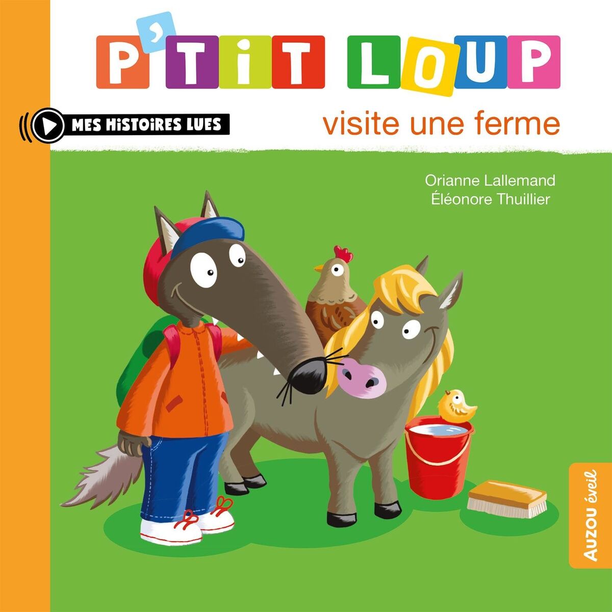 Album cover of P'tit Loup visite une ferme - La chanson