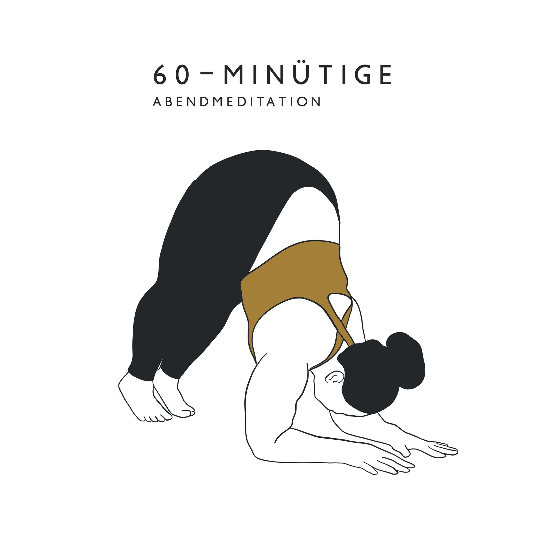 Album cover of 60-Minütige Abendmeditation: Hintergrund für Yoga, Massage und Spa