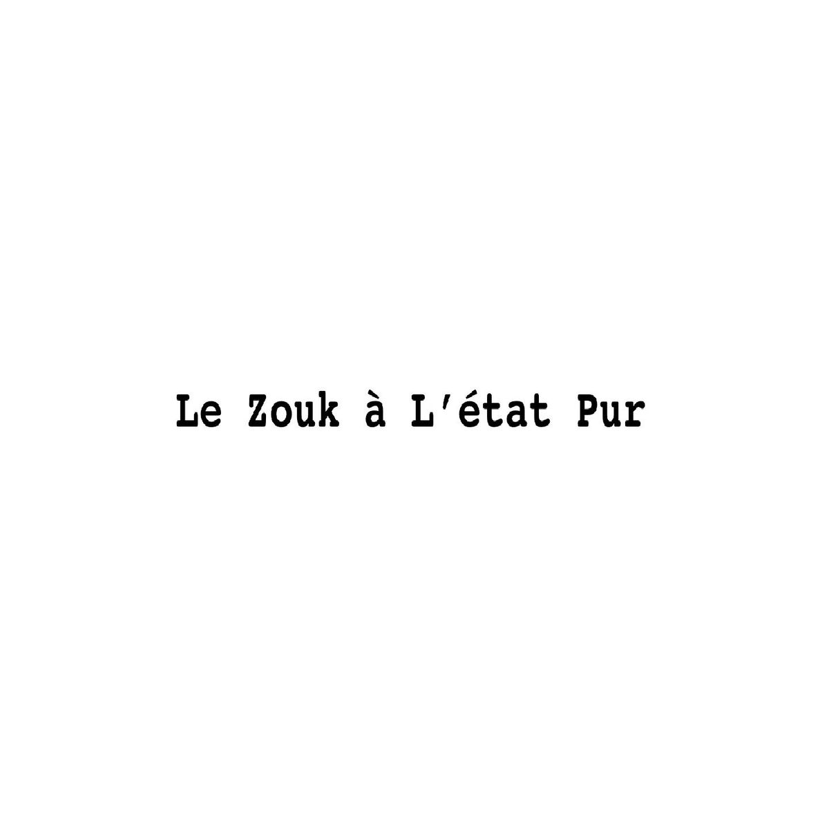 Album cover of Le zouk a l'état pur