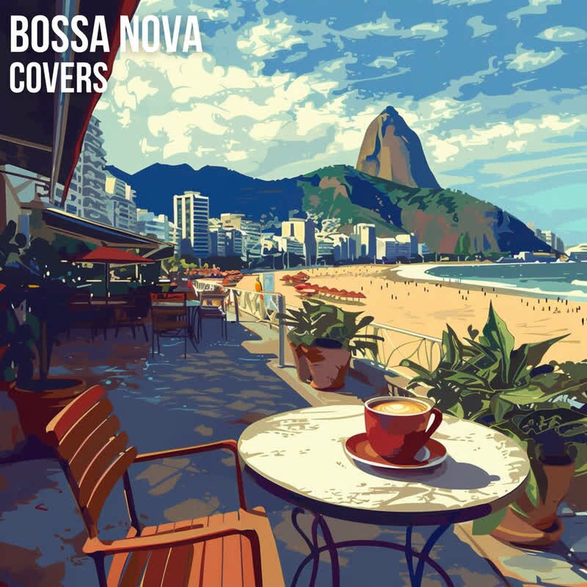 Album cover of Bossa Nova Covers - Smooth Instrumental Latin Music