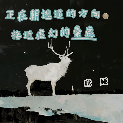 正在朝逃遁的方向接近虚幻的麋鹿