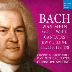 Cover of Bach: Was mein Gott will - Cantatas BWV 5, 33, 94, 111, 113, 135, 178