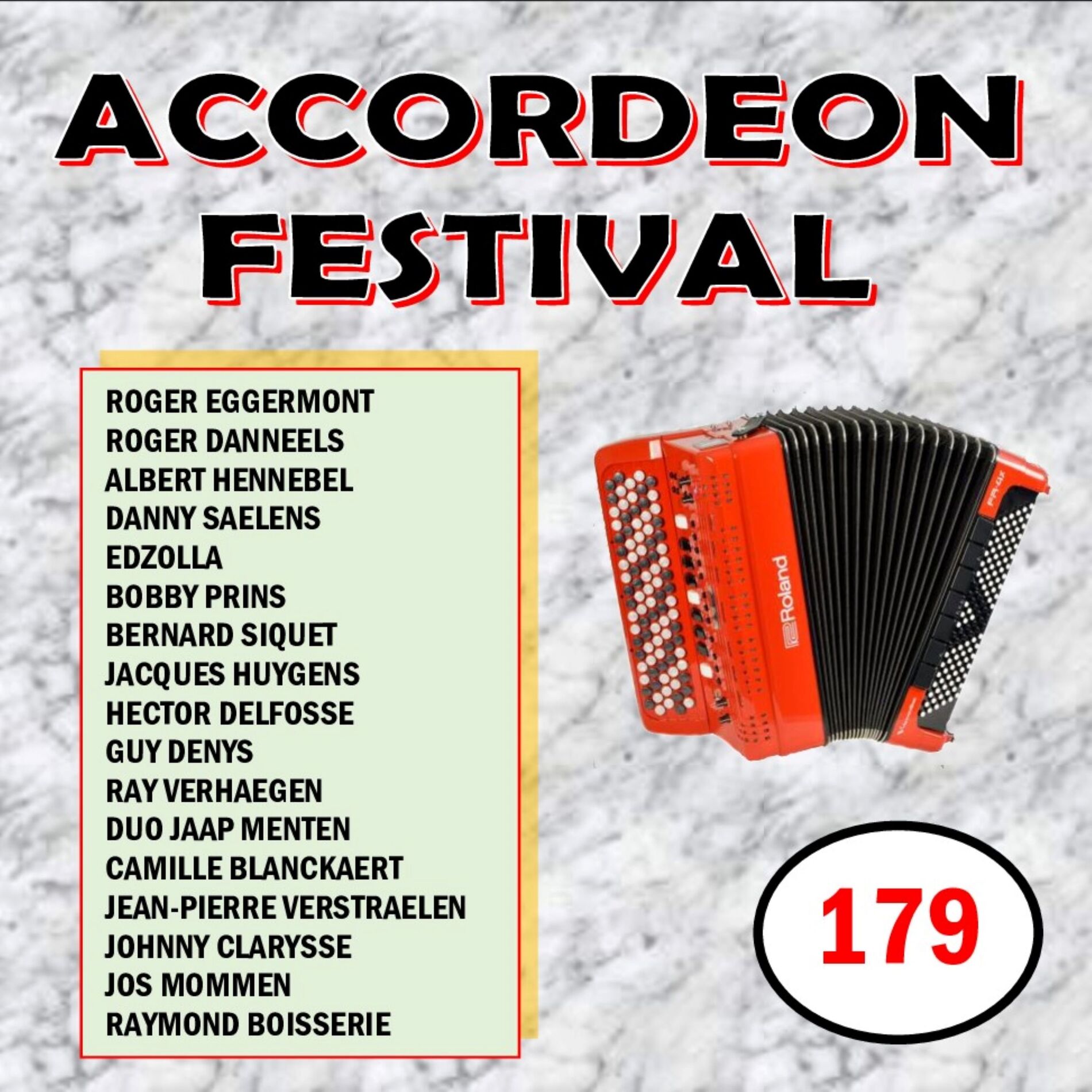 Album cover of Accordeon Festival vol. 179