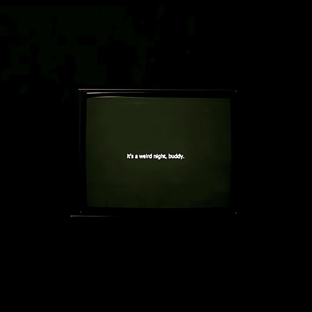 Album cover of it's a weird night, buddy.