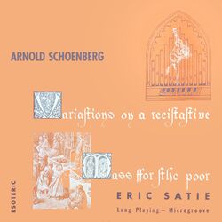 Cover of Variations On A Recitative / Mass For The Poor