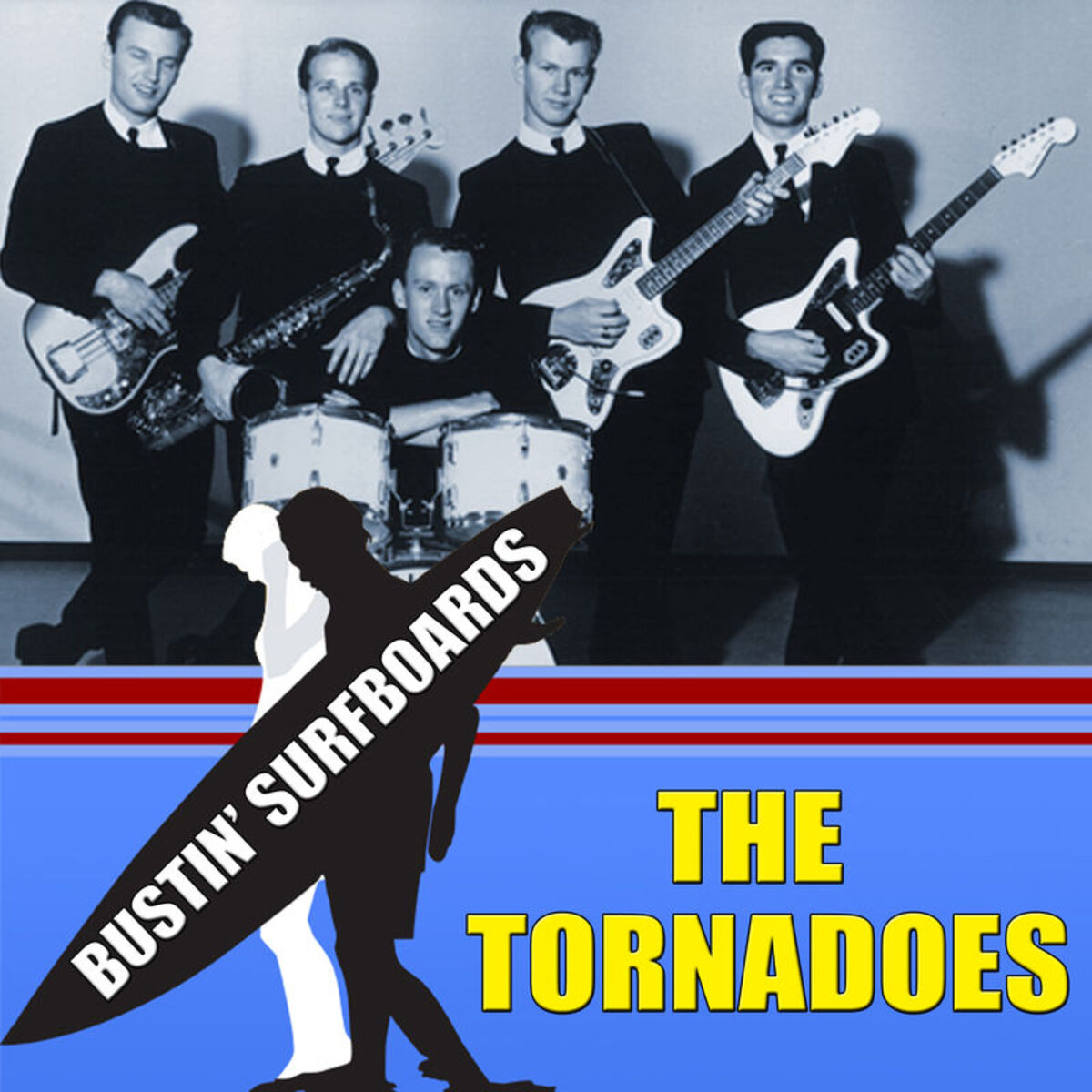 Album cover of Bustin' Surfboards