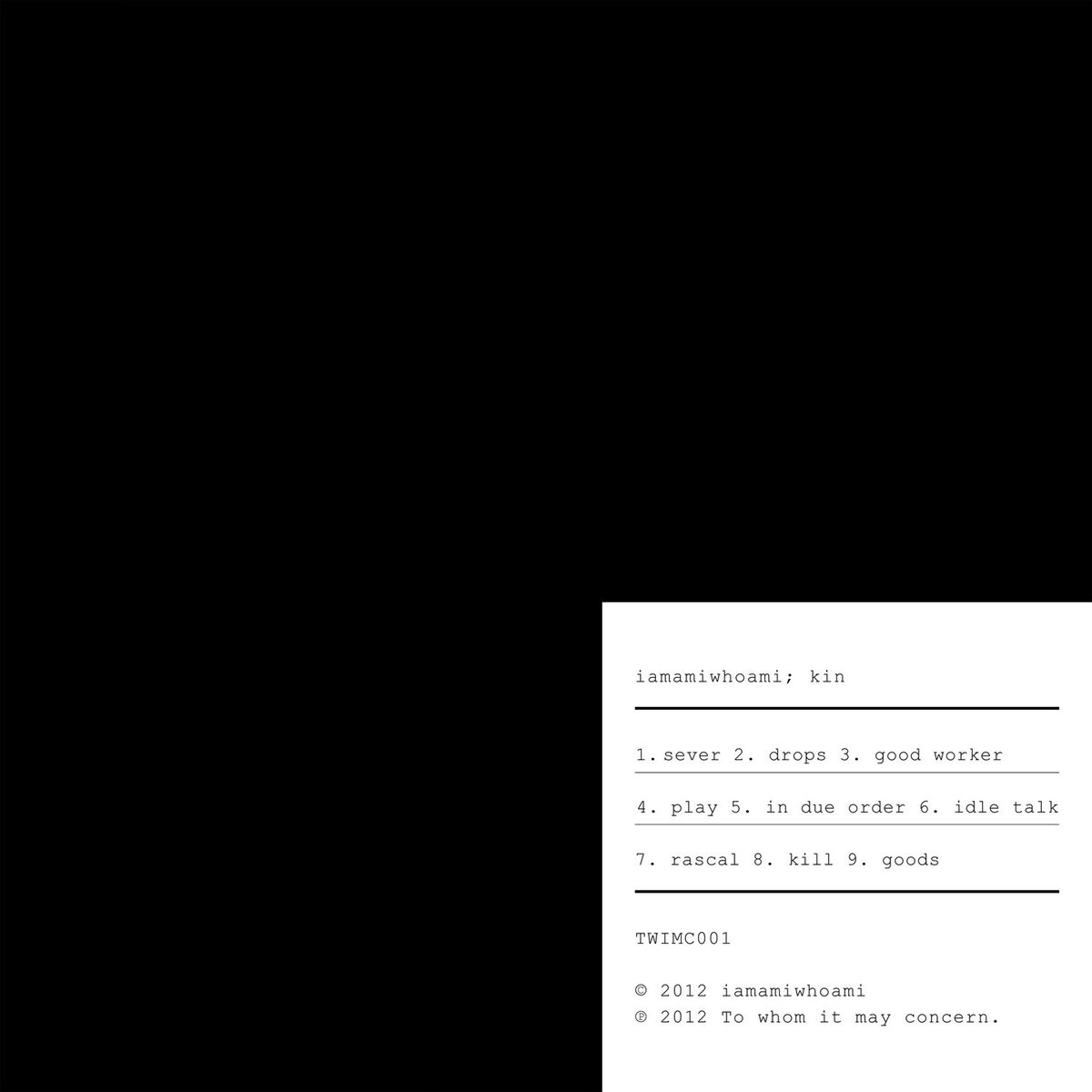 Album cover of good worker