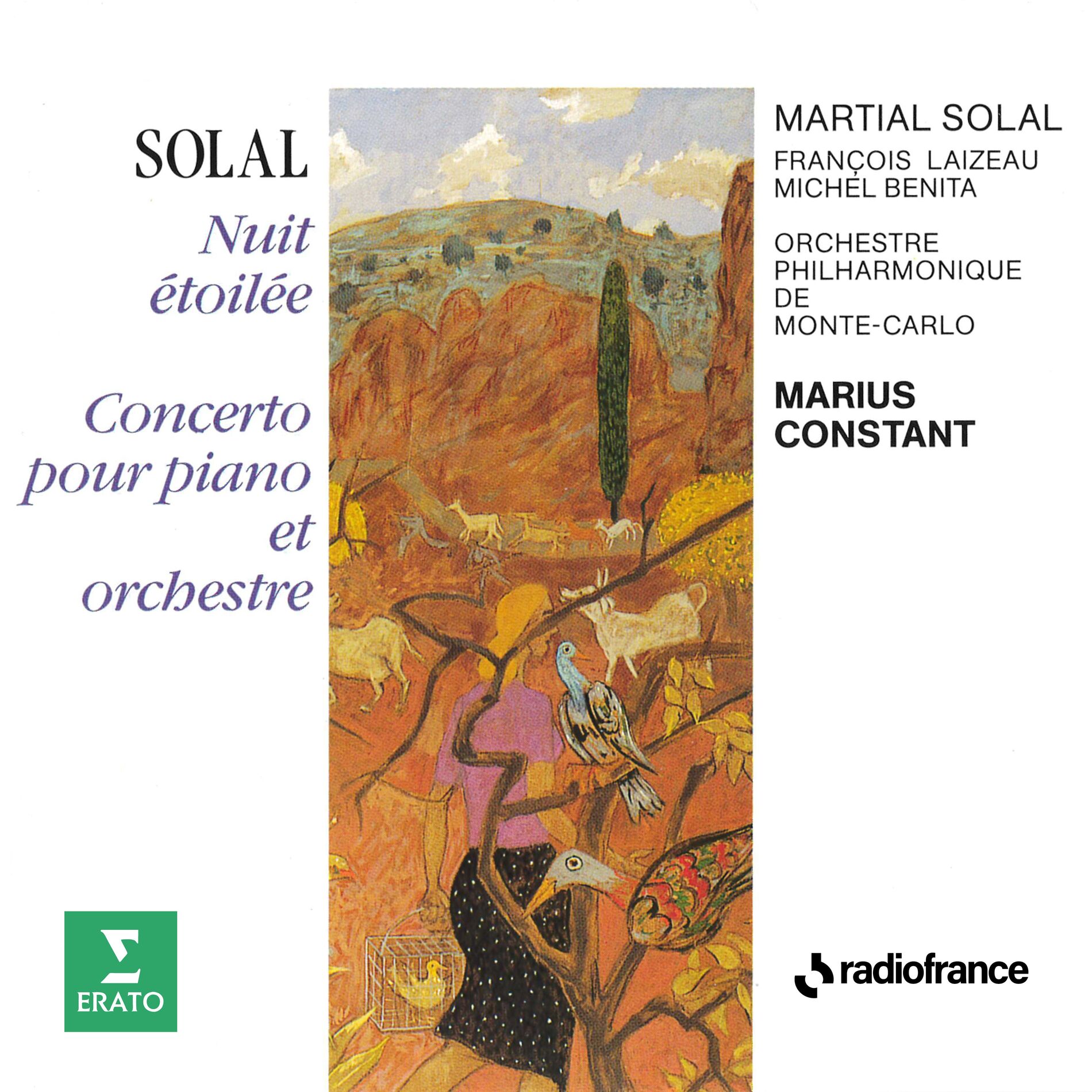 Album cover of Solal: Nuit étoilée & Concerto pour piano et orchestre