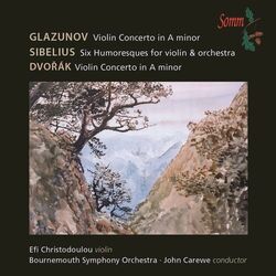 Cover of Glazunov, Sibelius & Dvořák: Violin Works
