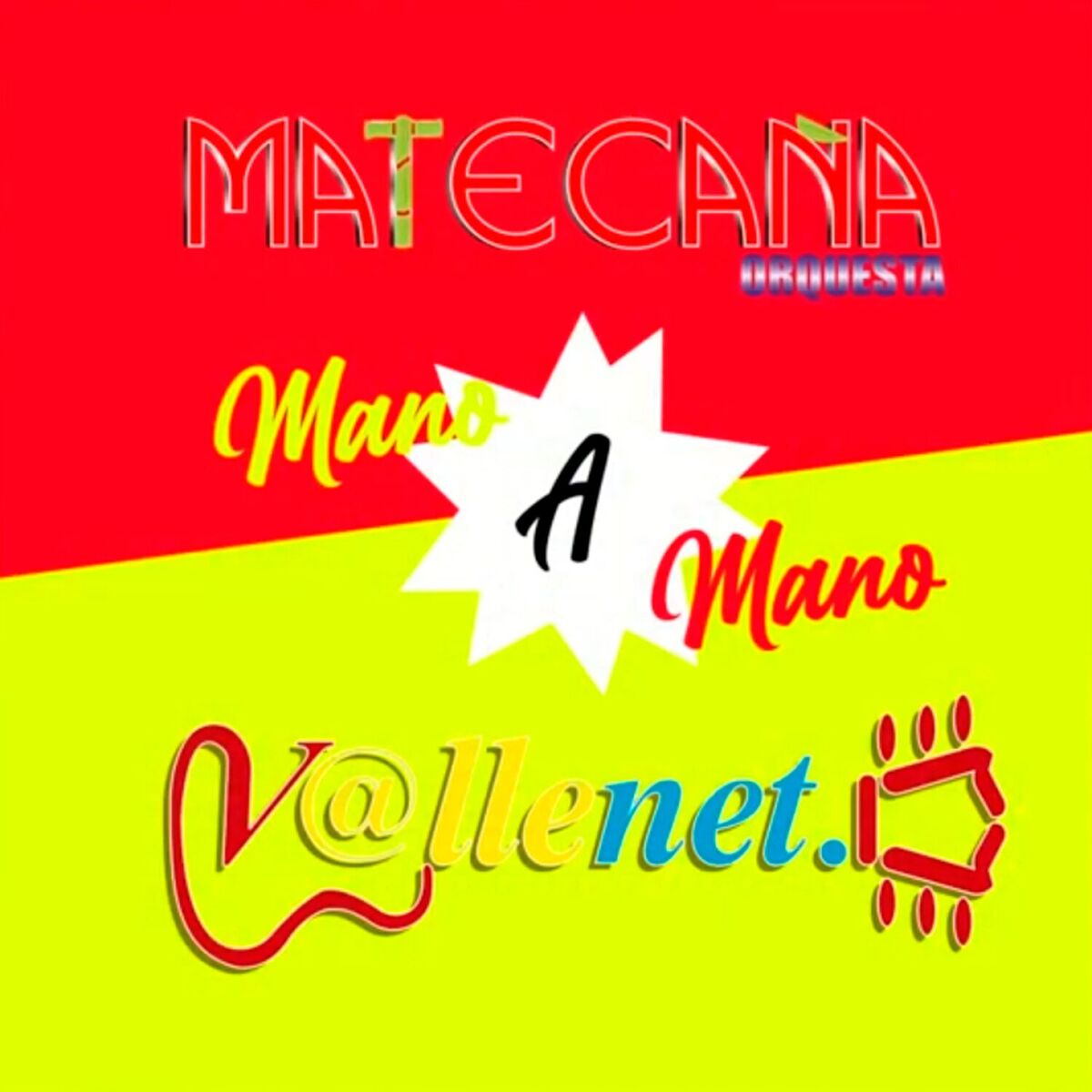 Album cover of Mano a Mano Matecaña Orquesta y Vallenet