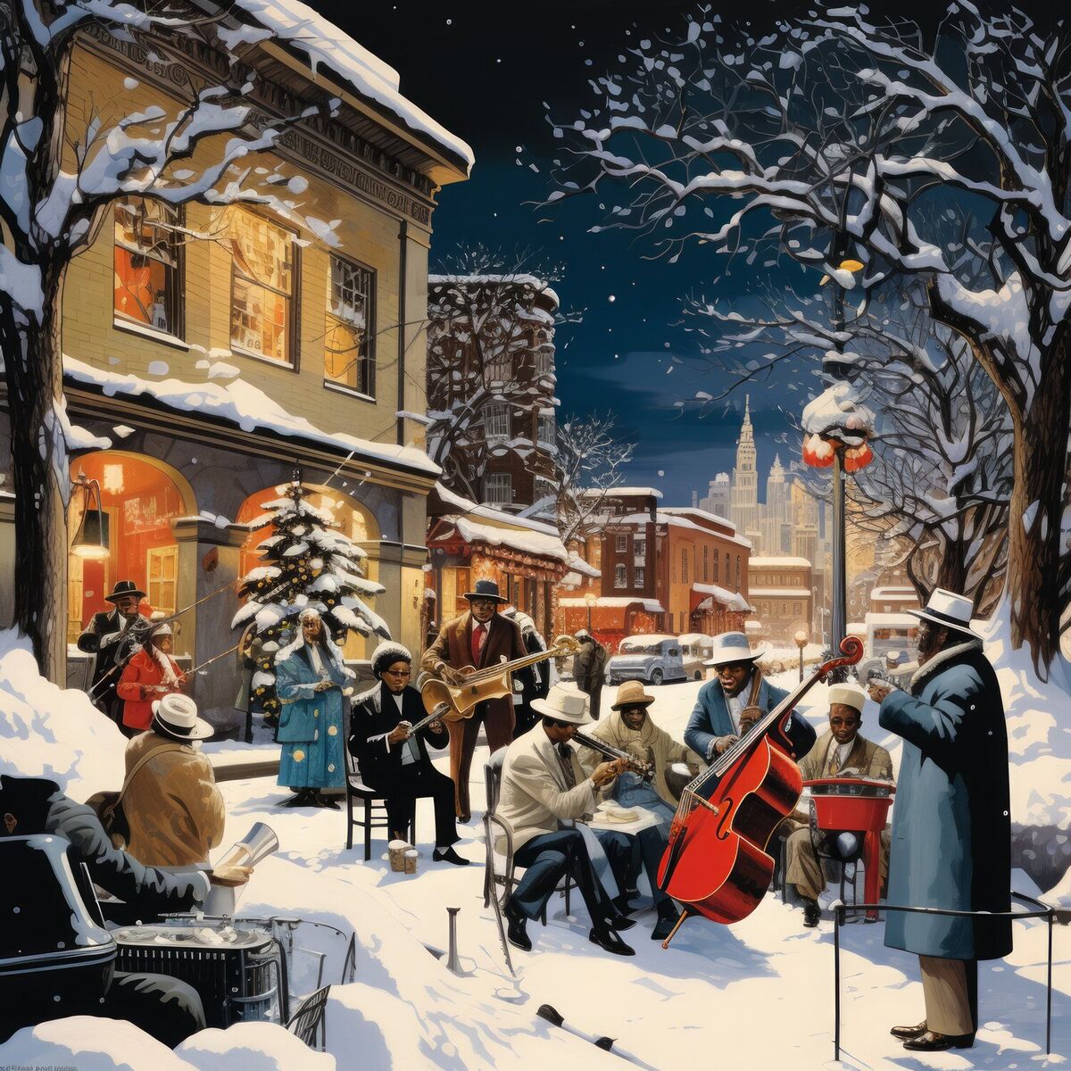Album cover of Smooth Jazz for a Christmas Day