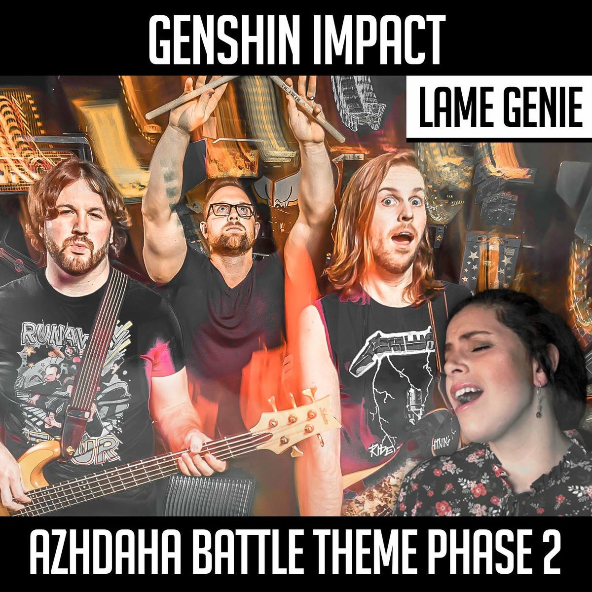 Album cover of Genshin Impact (Azhdaha Battle Theme Phase 2) (Cover Version)