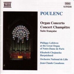Cover of Poulenc: Organ Concerto / Concert Champetre
