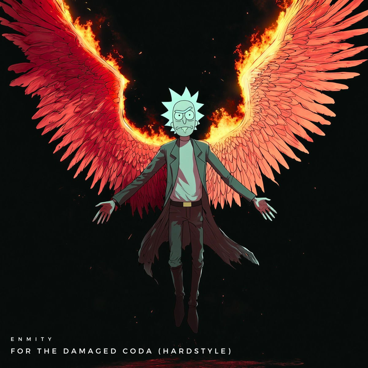 Album cover of FOR THE DAMAGED CODA - HARDSTYLE