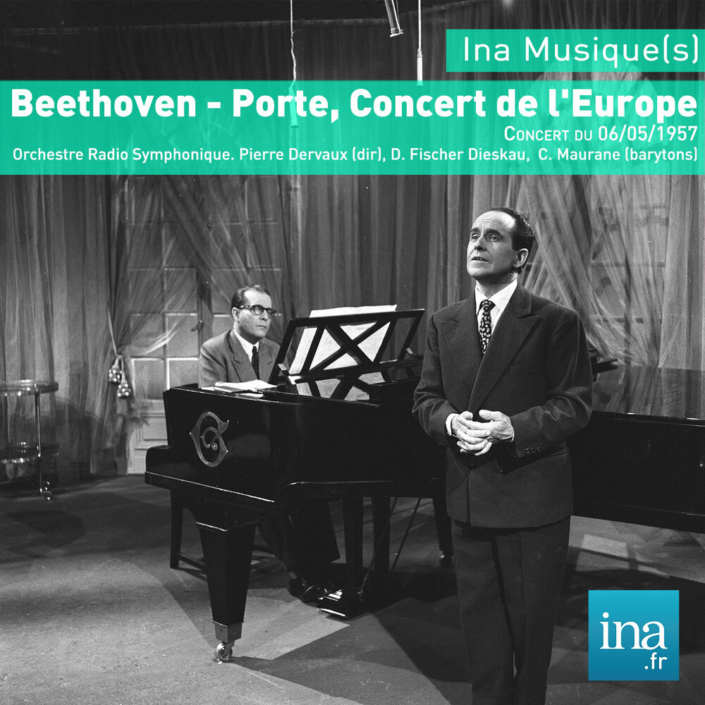 Picture of Beethoven - Porte, Concert de l'Europe, Concert du 06/05/1957, Orchestre Radio Symphonique de la RTF, Pierre Dervaux (dir), D. Fis