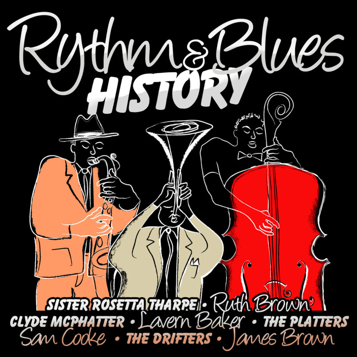 Album picture of Various Artists - Rhythm & Blues History (MP3 Compilation)