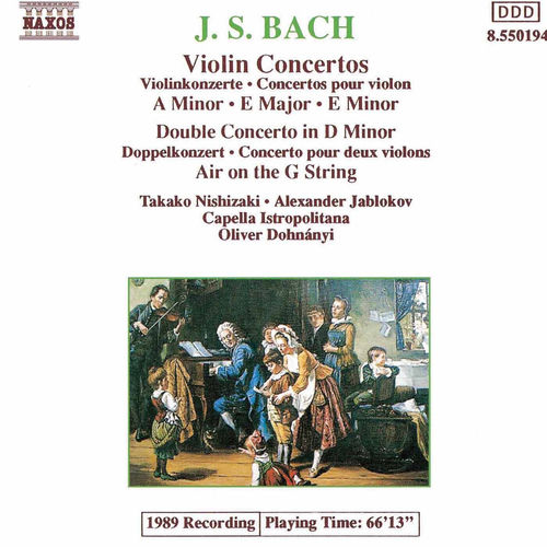 Bach, J.S.: Violin Concertos, Bwv 1041-1043 - Takako Nishizaki