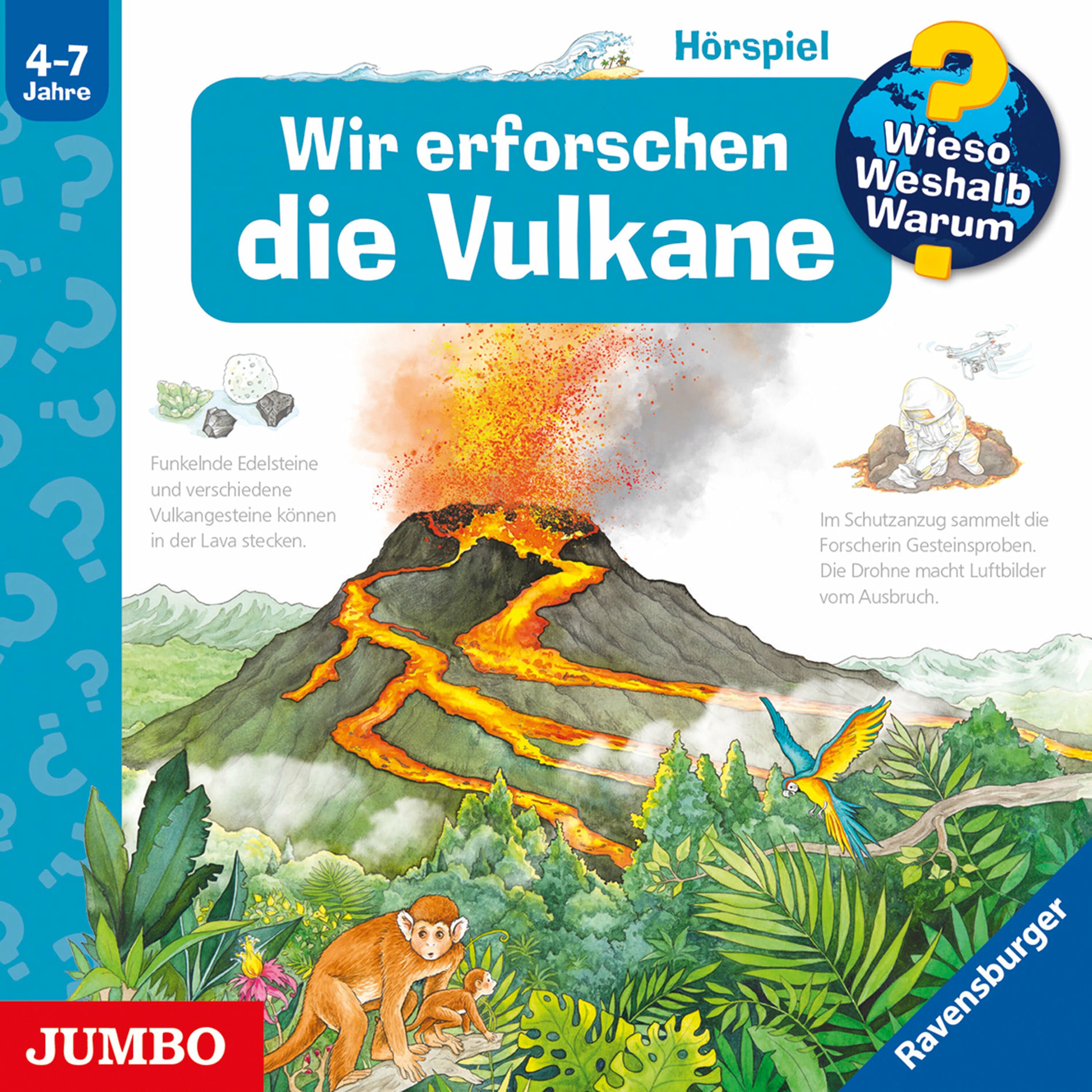 Album cover of Kapitel 01 - Wir erforschen die Vulkane [Wieso? Weshalb? Warum? Folge 4]