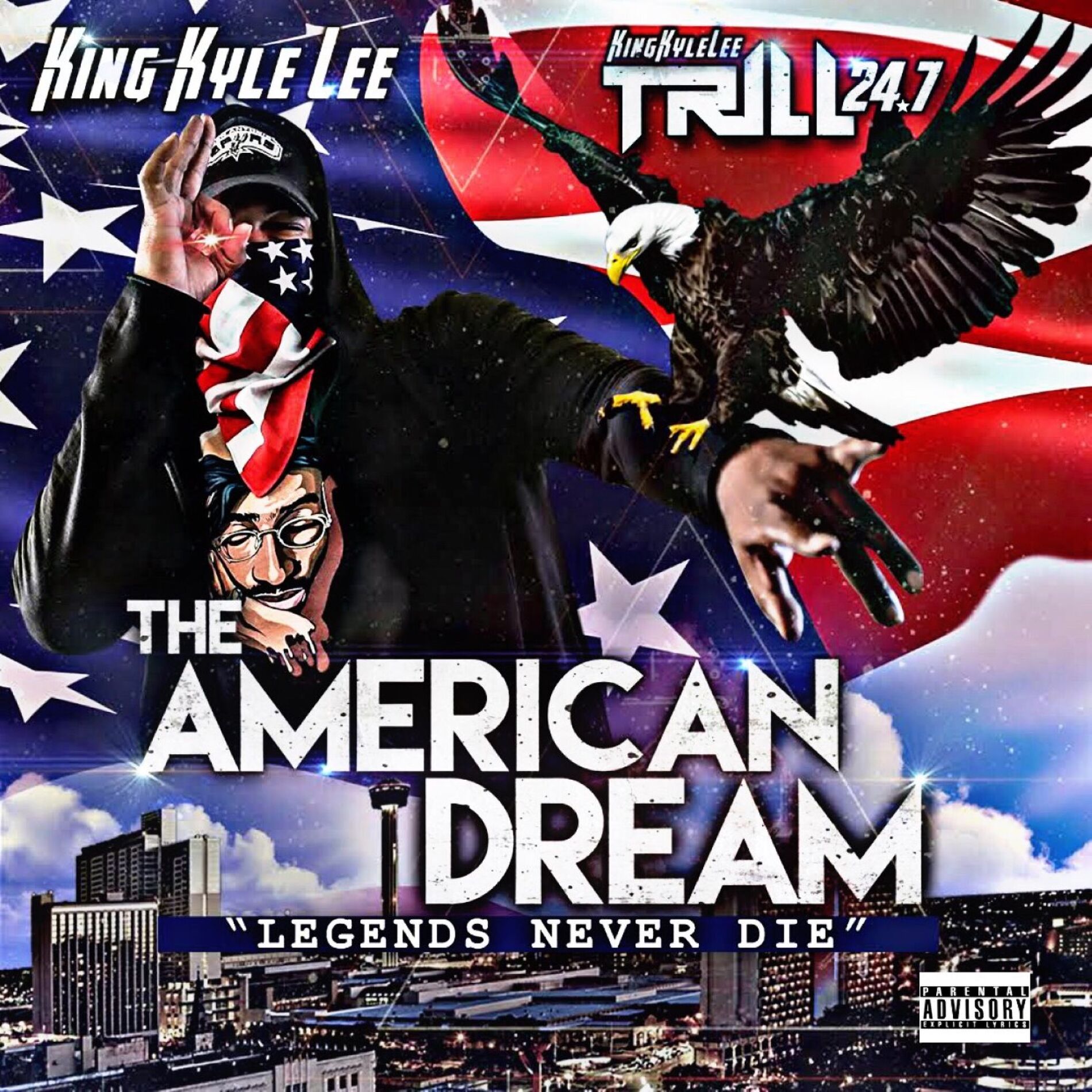 Album cover of The American Dream Legends Never Die