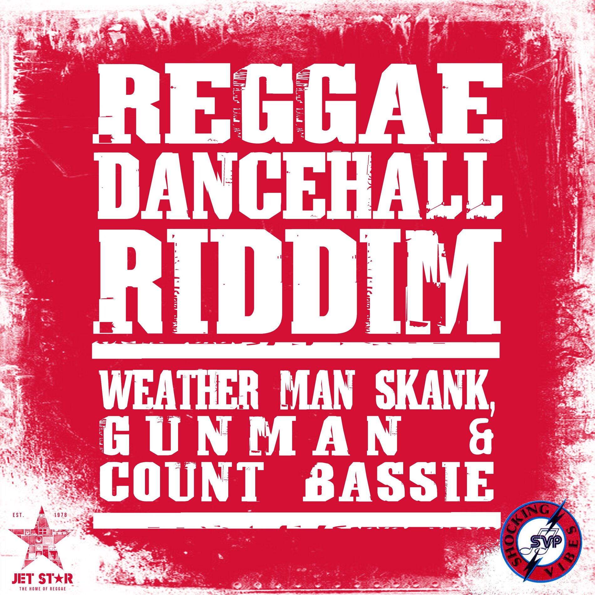Album cover of Reggae Dancehall Riddim: Weather Man Skank, Gun Man & Count Basie