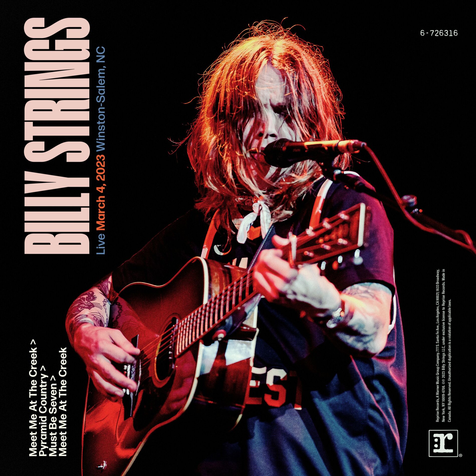 Album cover of Meet Me At The Creek / Pyramid Country / Must Be Seven / Meet Me At The Creek (Live at Lawrence Joel Veterans Memorial Coliseum, Winston-Salem, NC 3/4/23)