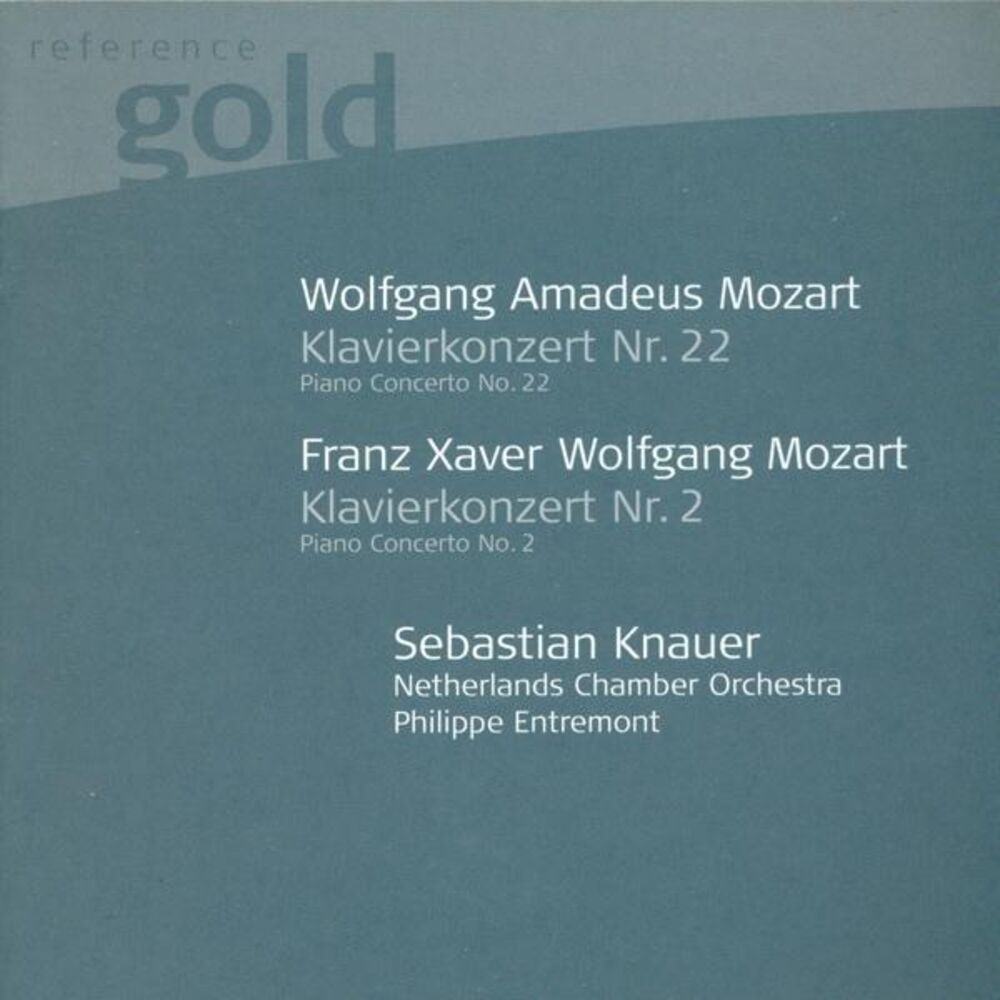 Picture of MOZART, W.A.: Piano Concerto No. 22 / MOZART, F.X.: Piano Concerto No. 2 (Knauer, Netherlands Chamber Orchestra, Entremont)