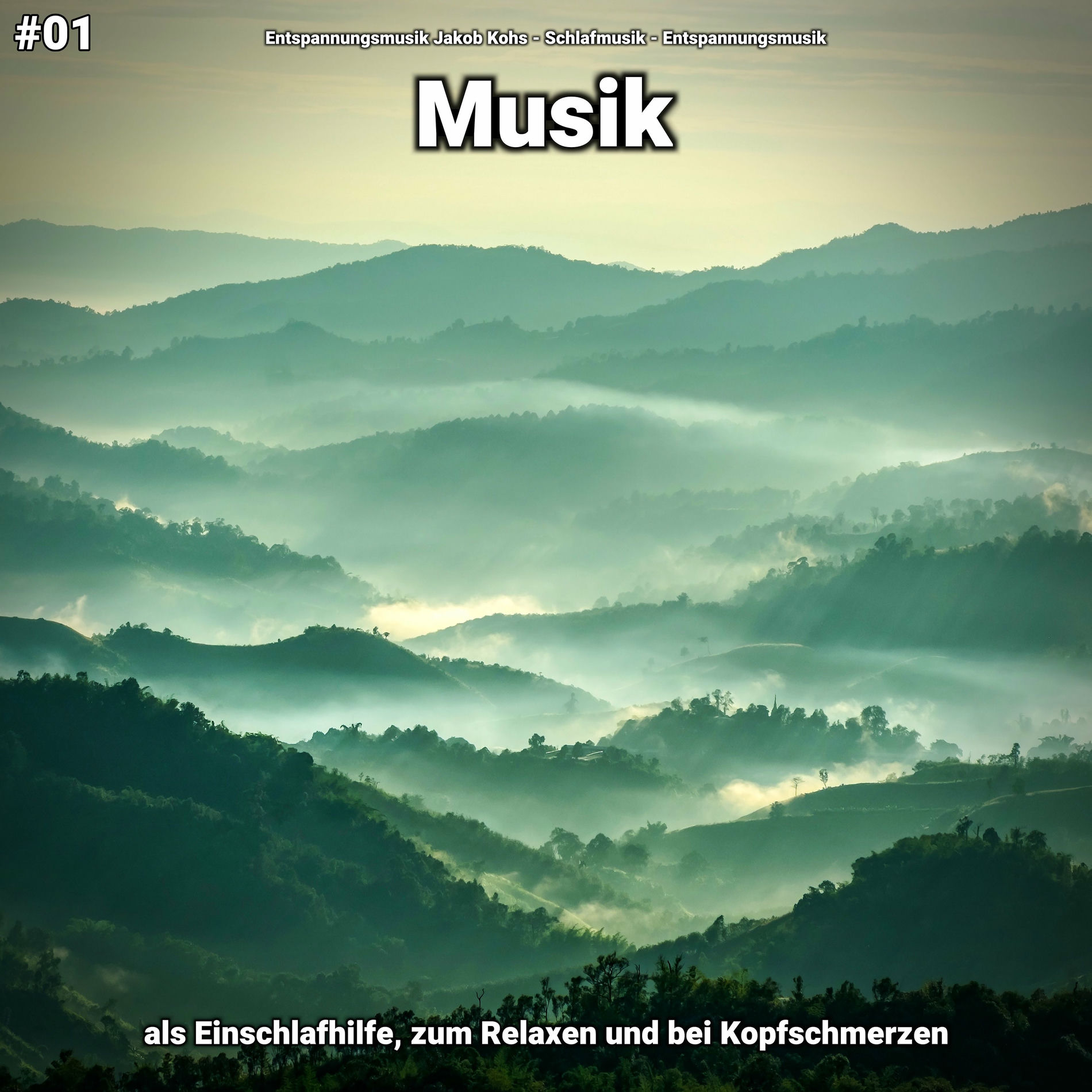 Album cover of #01 Musik als Einschlafhilfe, zum Relaxen und bei Kopfschmerzen