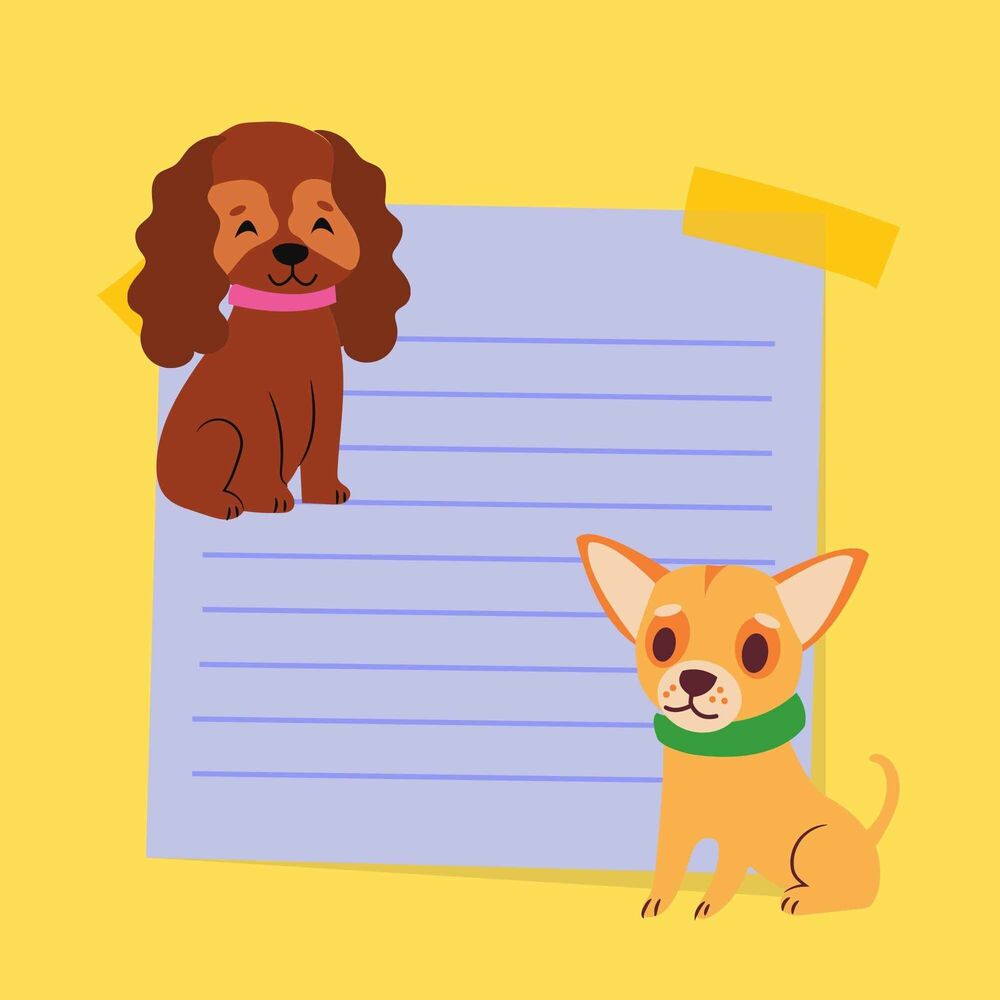 Picture of Sophisticated Background for Sleepy Doggy Days