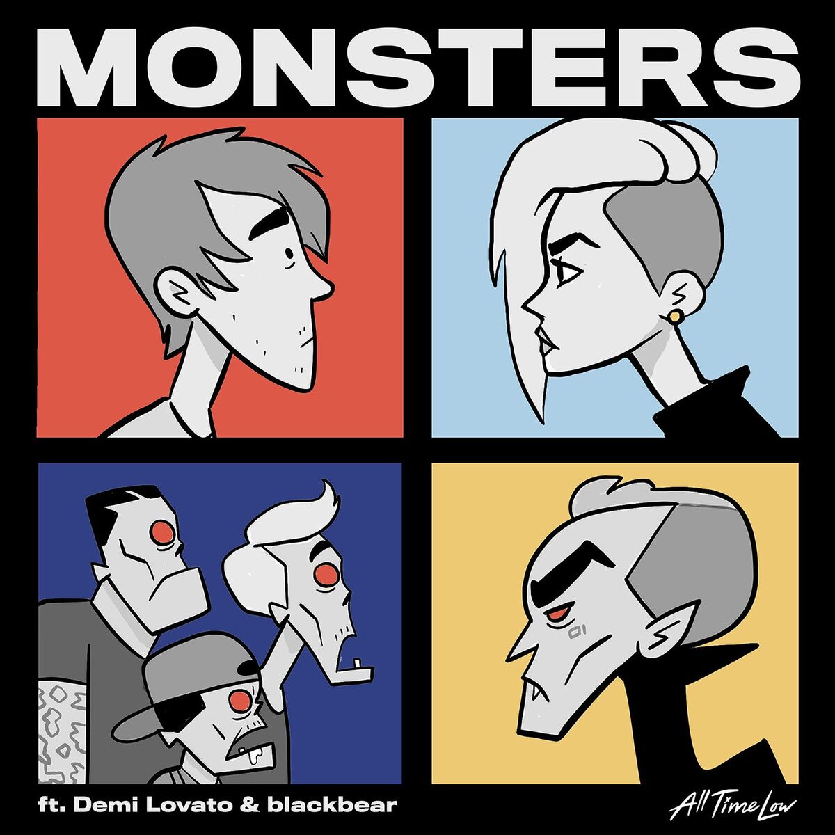 Album cover of Monsters (feat. Demi Lovato and blackbear)