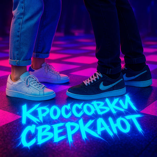 Кроссовки сверкают