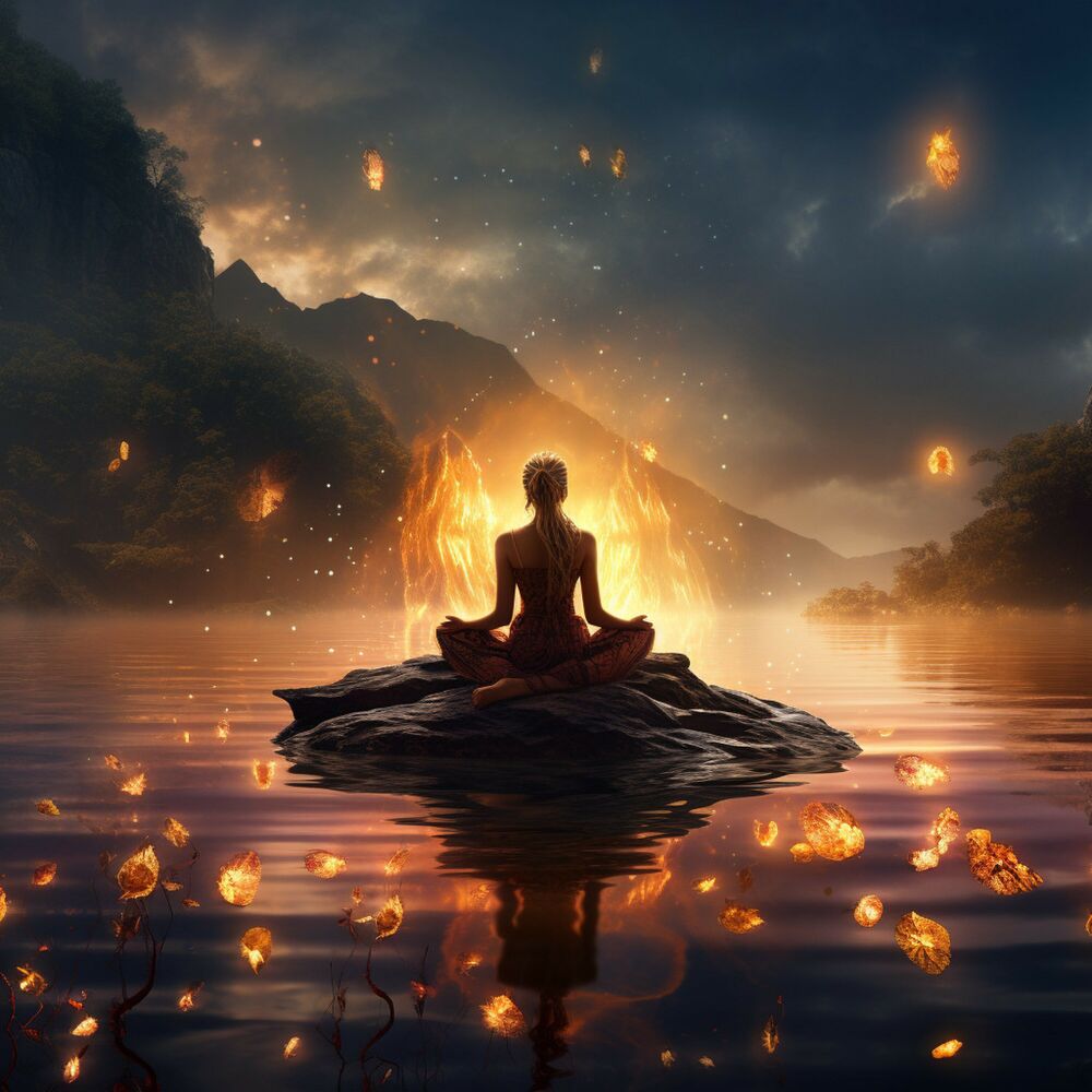 Picture of Music combined with Stream: Streamside Yoga Tranquility