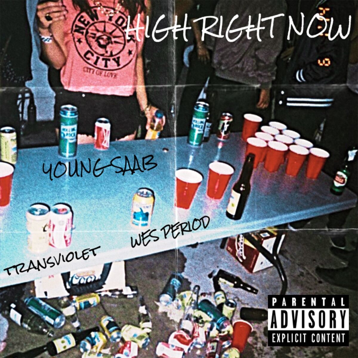 Album cover of HIGH RIGHT NOW (feat. Wes Period & Transviolet)