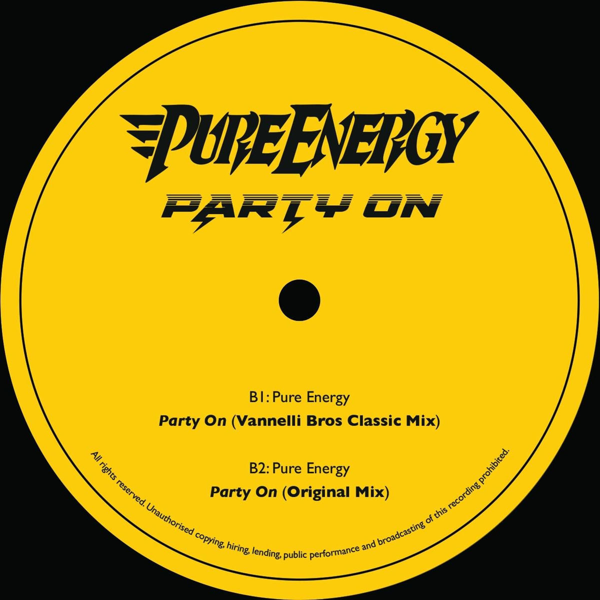 Album cover of Party On (Vannelli Bros Classic Mix)
