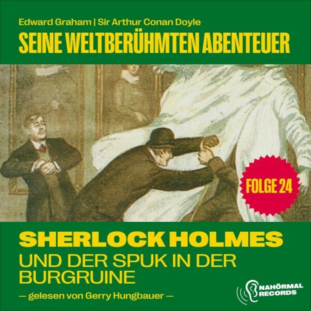 Album cover of Sherlock Holmes und der Spuk in der Burgruine (Seine weltberühmten Abenteuer, Folge 24)