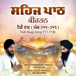 Cover of Sehaj Path Kirtan Todi Raag Angs 711-718